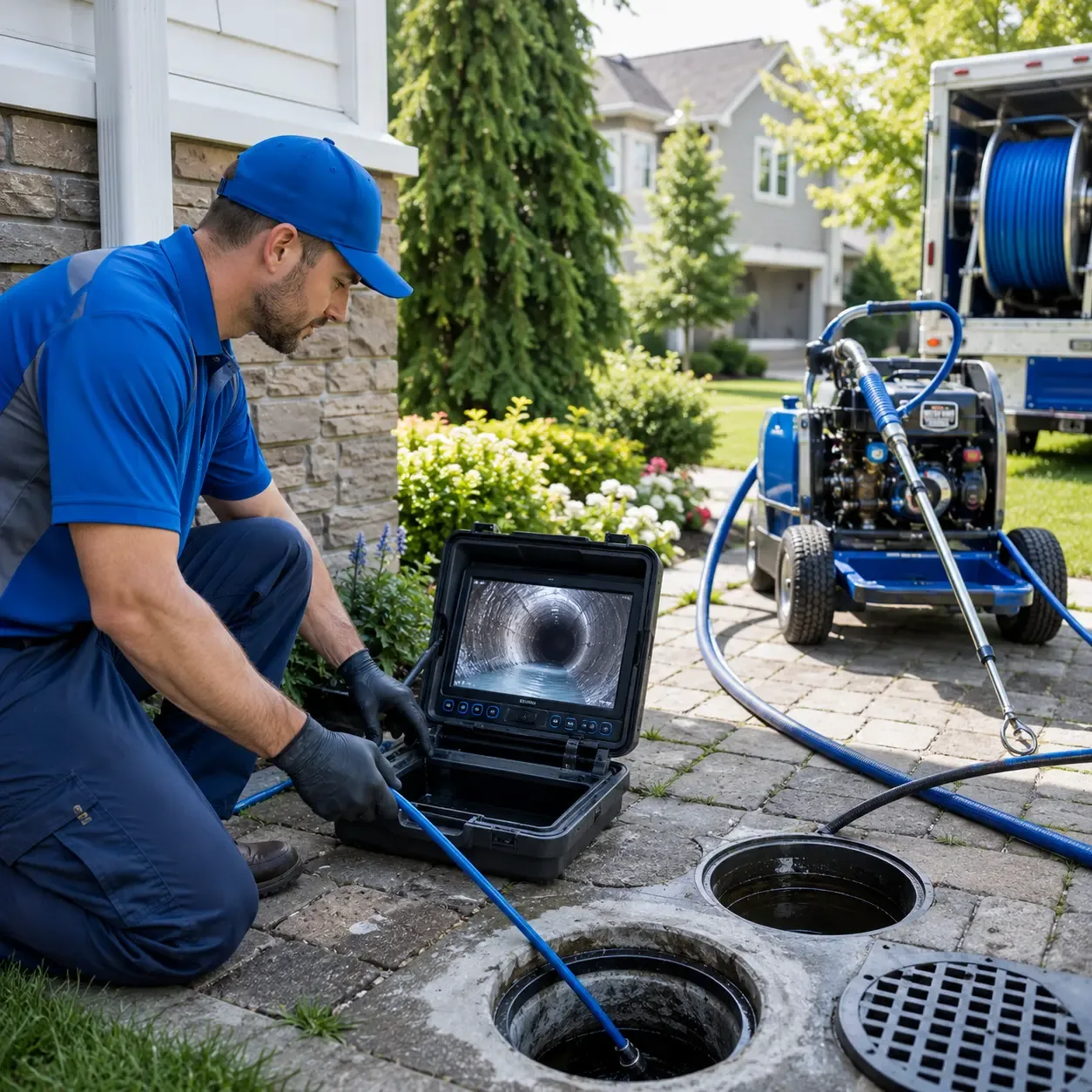 Outdoor drain cleaning professionals serving Spring Arbor, MI